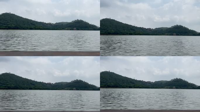 公园湖泊消声1080P实拍背景视频素材