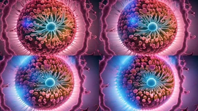 变异细菌微生物微观世界医学癌细胞诡异病毒