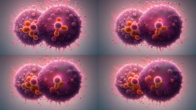 变异细菌微生物微观世界医学癌细胞诡异病毒