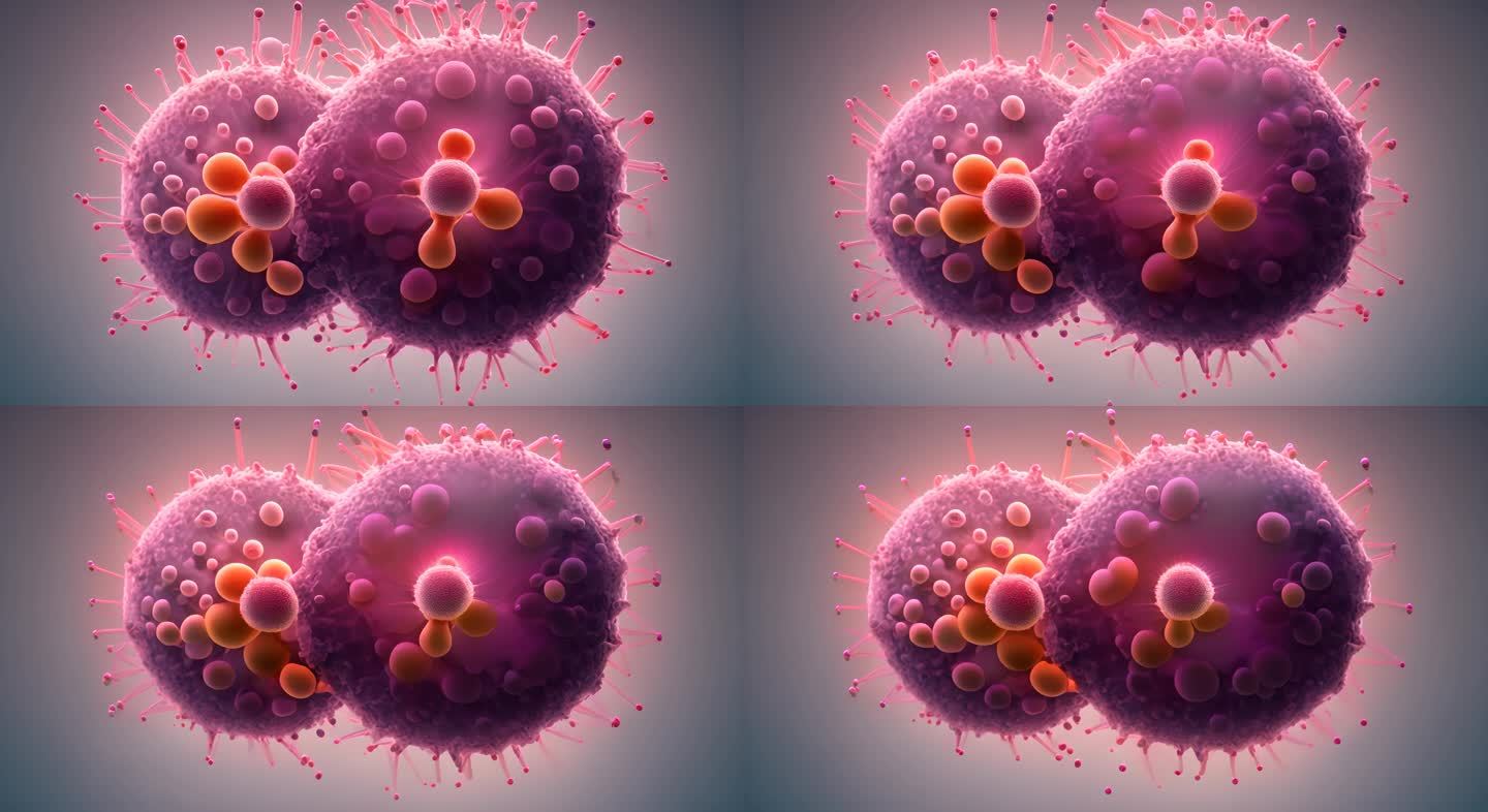 变异细菌微生物微观世界医学癌细胞诡异病毒