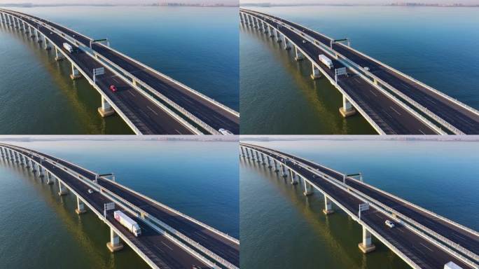中国最美最长青岛跨海大桥交通-19