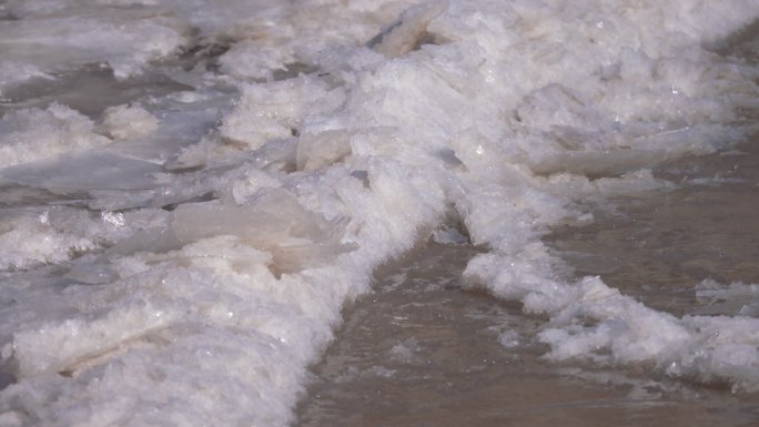 河流 黄河 结冰