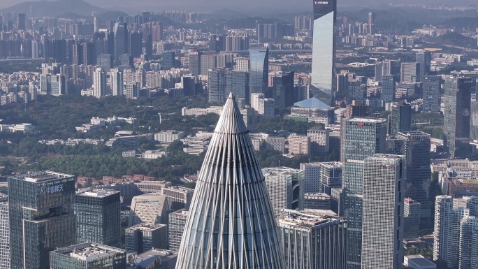 深圳南山区高新技术产业园大景航拍