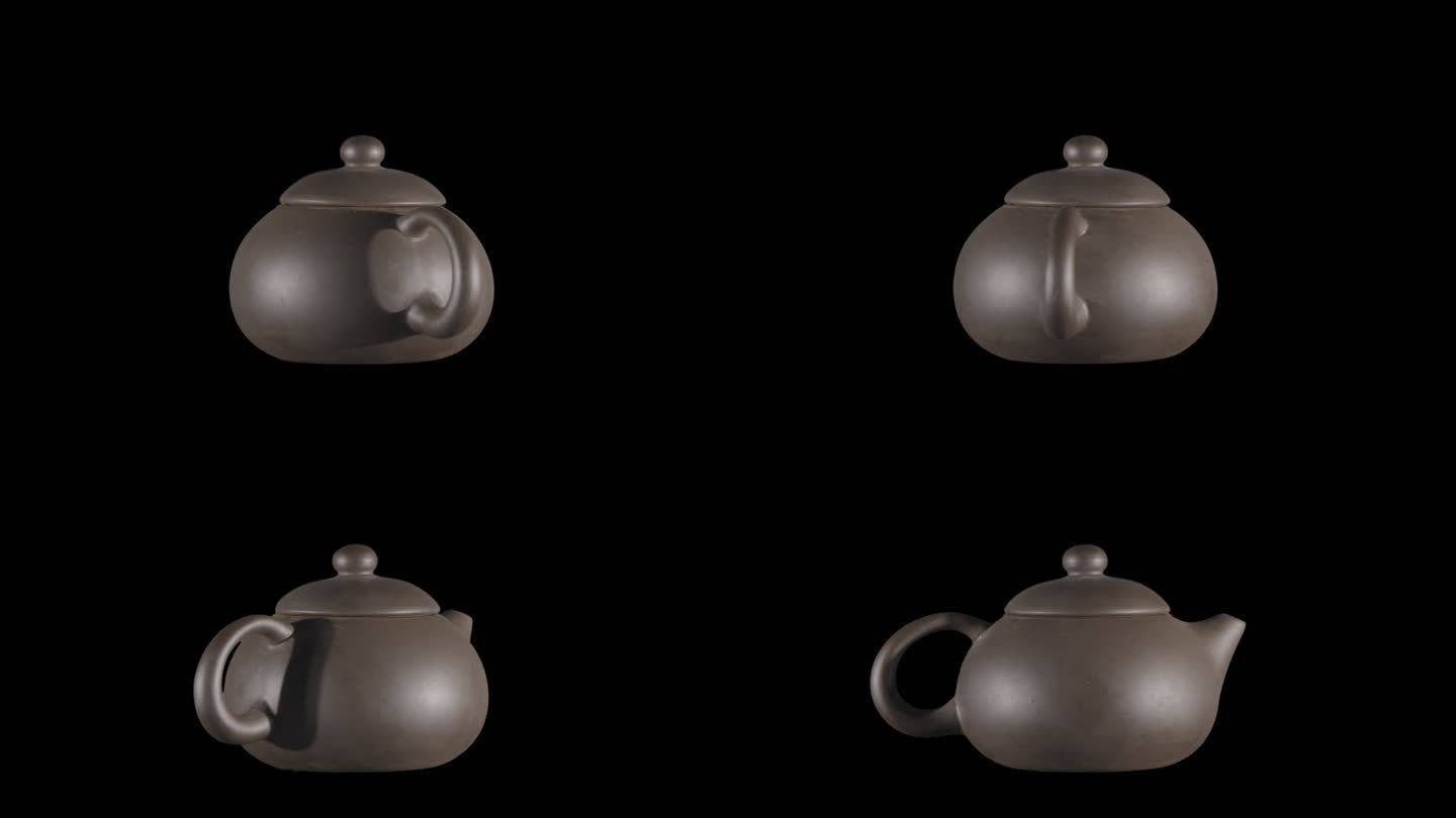 陶瓷茶壶民窑用品（带通道）