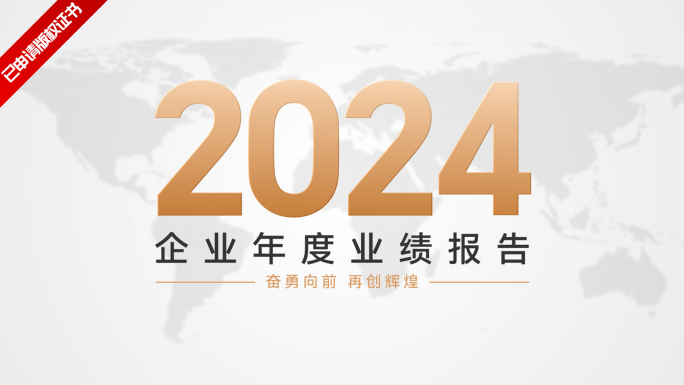 企业年报年度业绩数据展示