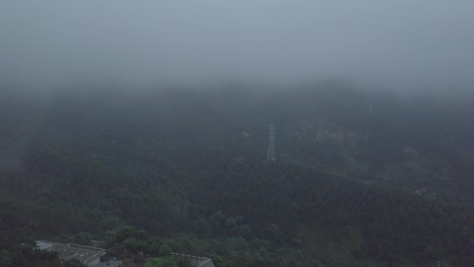 烟台塔山的清晨