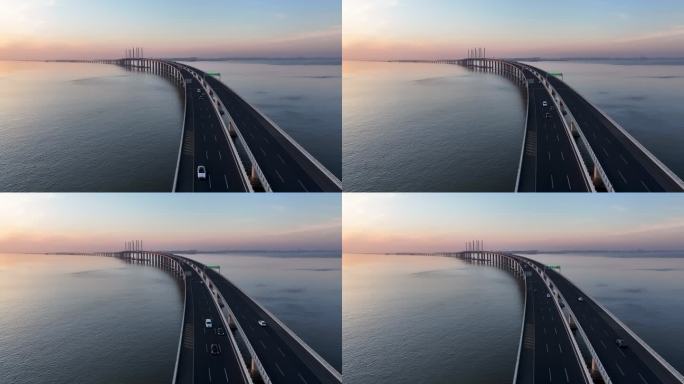 中国最美最长青岛跨海大桥交通-33