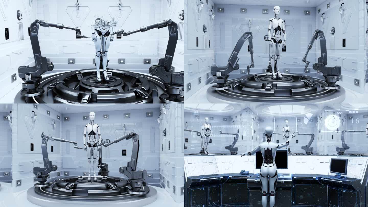 4K未来机器人制造工厂