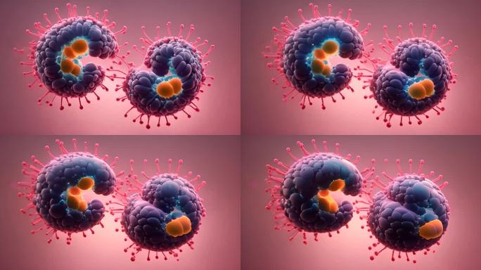 变异细菌微生物微观世界医学癌细胞诡异病毒