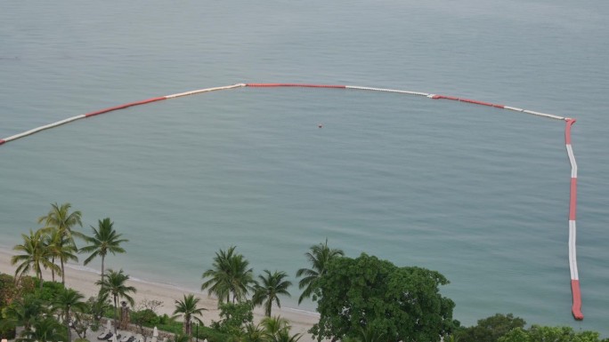 美丽的海滩景观海景