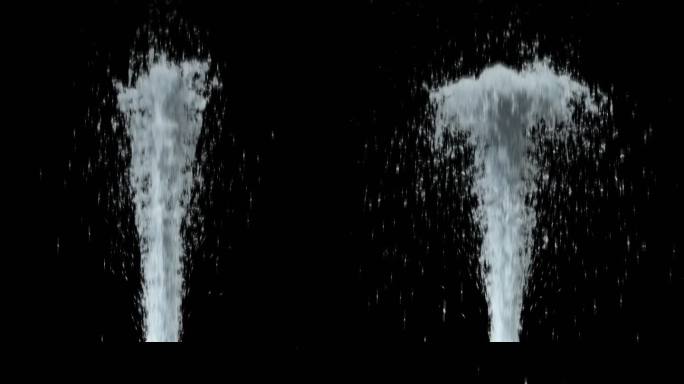 喷泉 喷水 泡沫 特效 水雾 视频素材