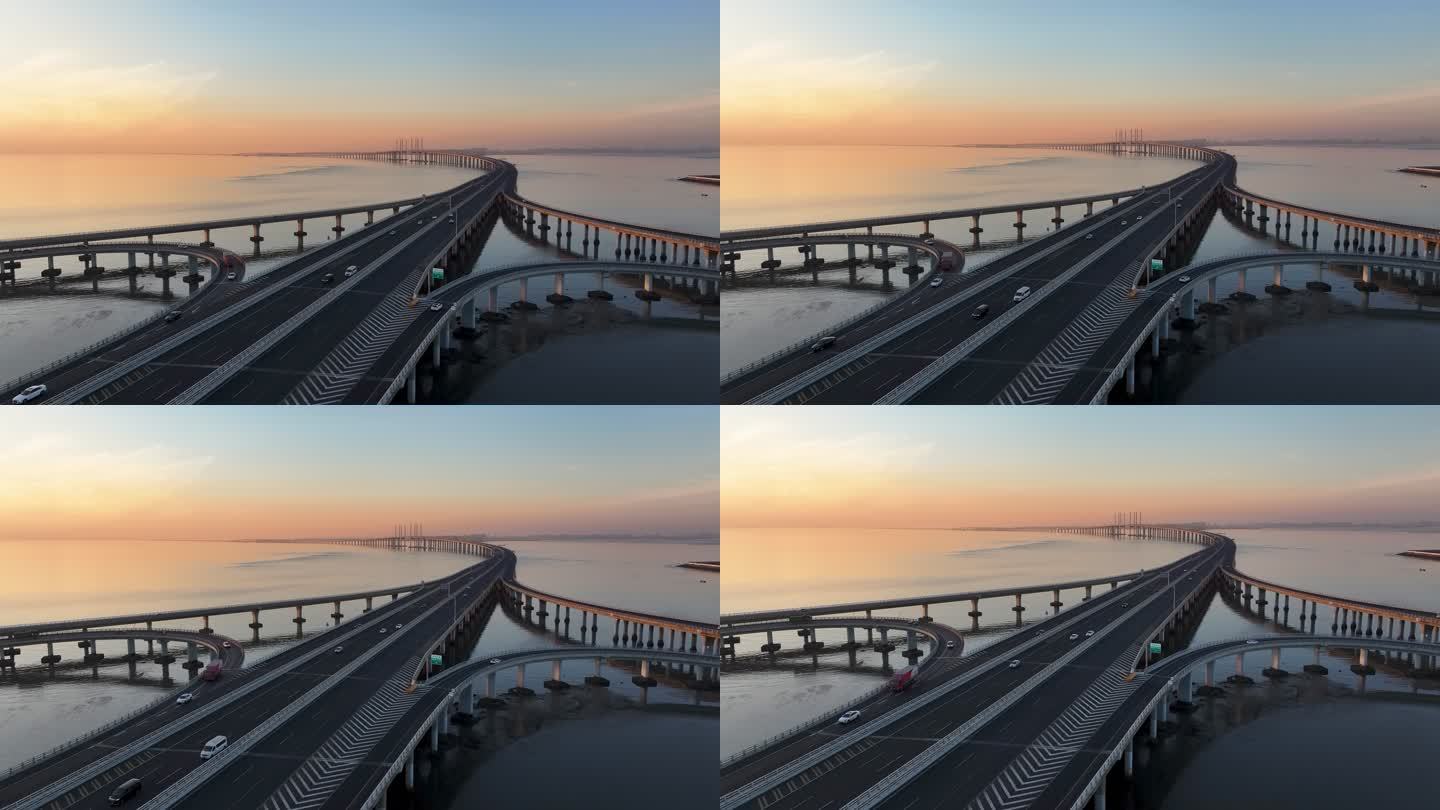 中国最美最长青岛跨海大桥交通-28