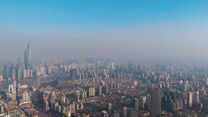 拥挤的城市建筑 城市 大城市 上海