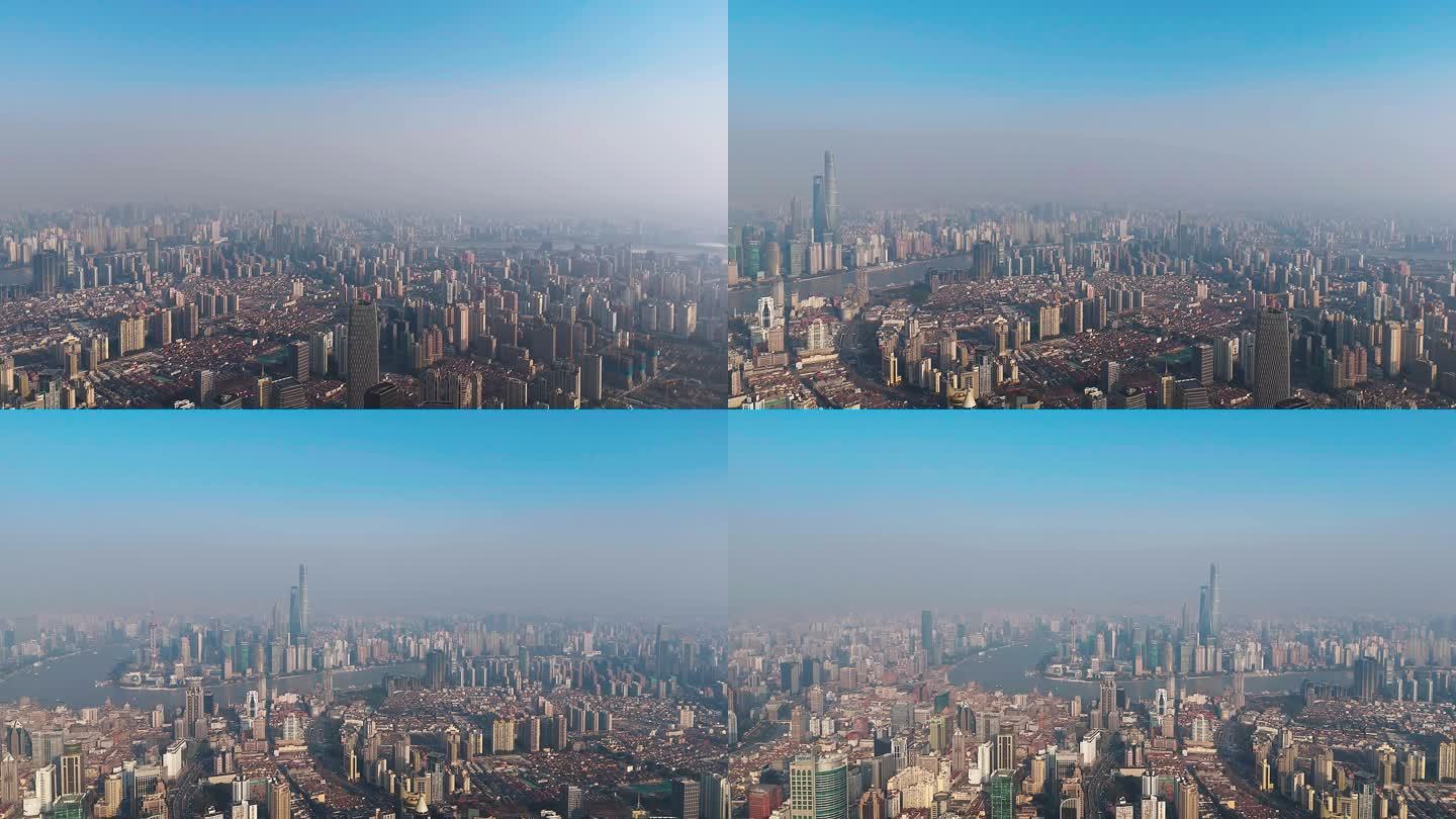 拥挤的城市建筑 城市 大城市 上海
