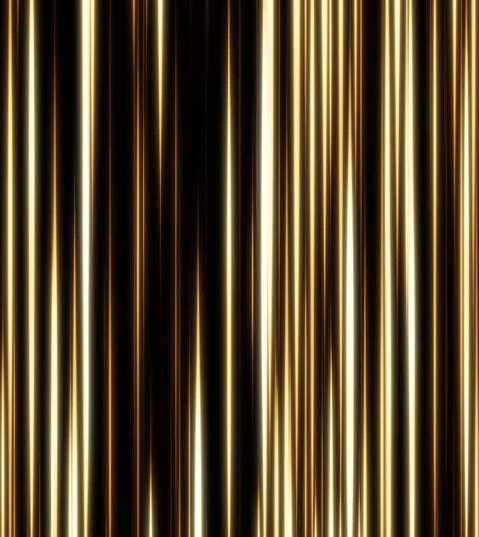 金色能量线条粒子传输
