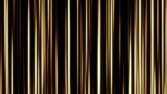 金色能量线条粒子传输