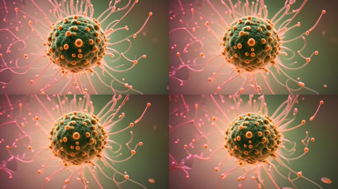 变异细菌微生物微观世界医学癌细胞诡异病毒