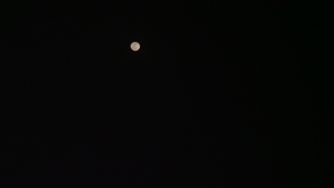 月亮 傍晚