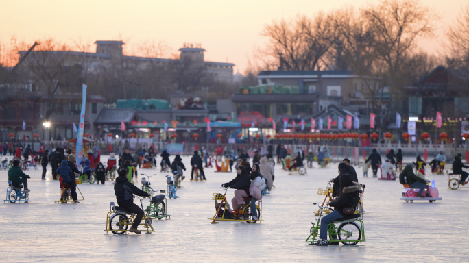 【升格】北京什刹海后海滑冰