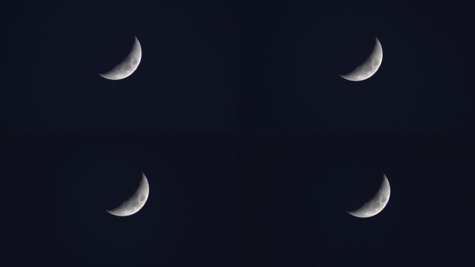 月亮实拍残月
