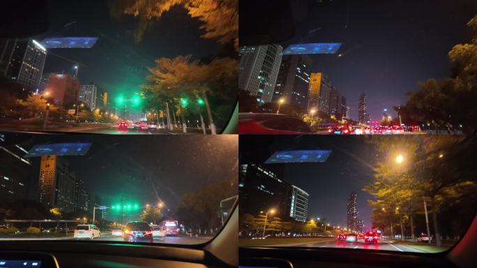 城市夜景 素材包 4K视频