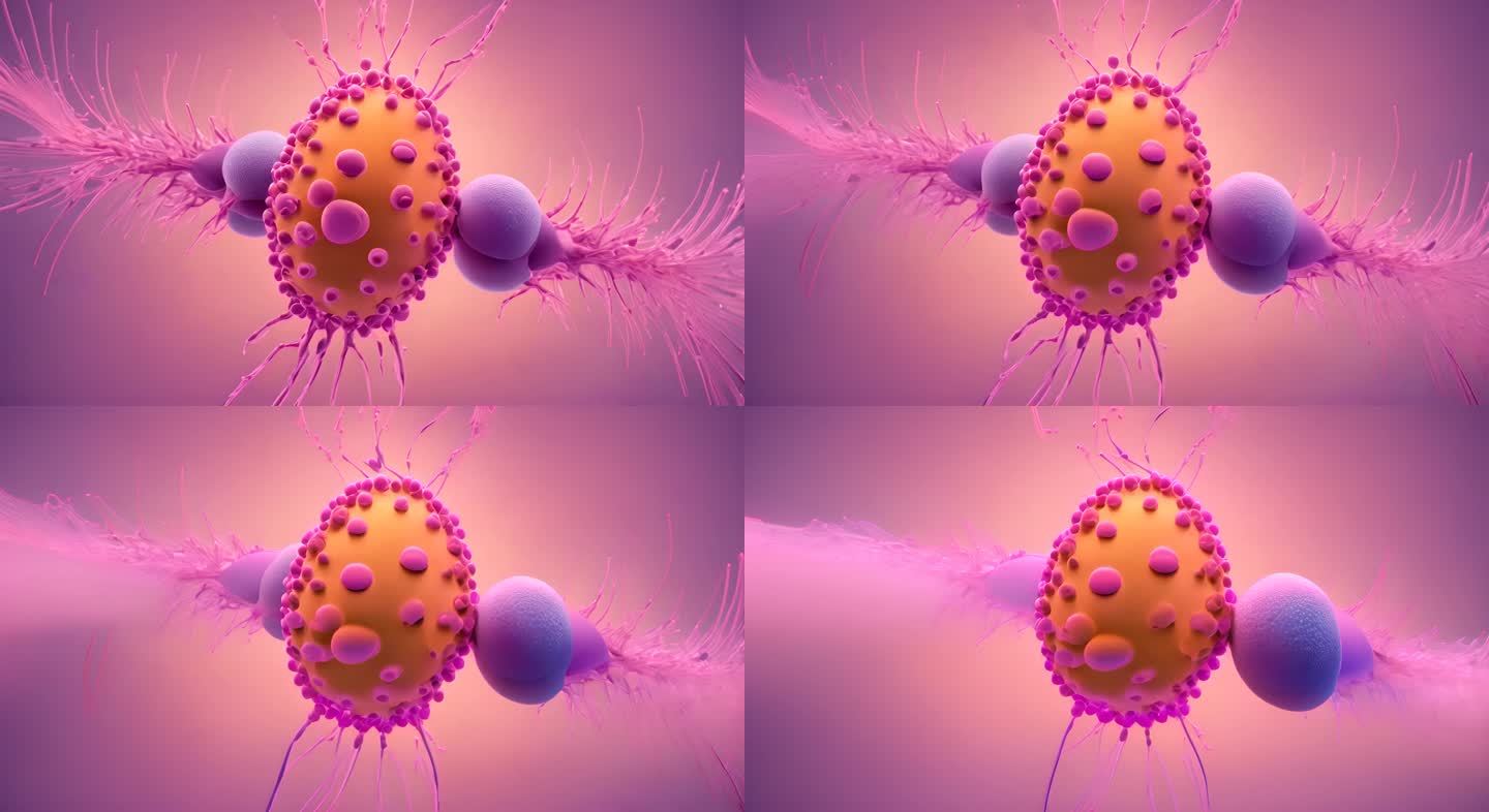 变异细菌微生物微观世界医学癌细胞诡异病毒