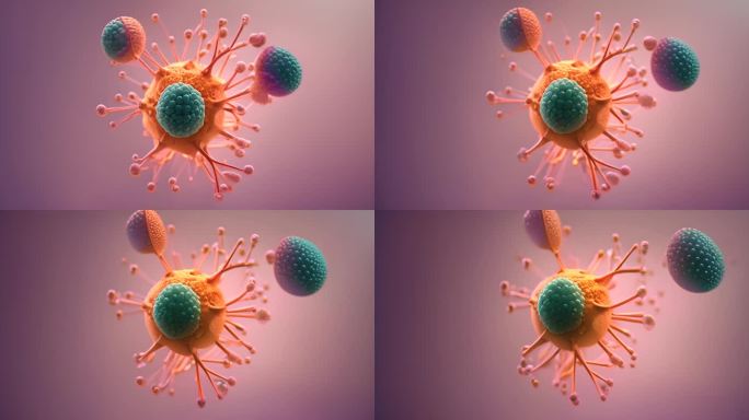 变异细菌微生物微观世界医学癌细胞诡异病毒