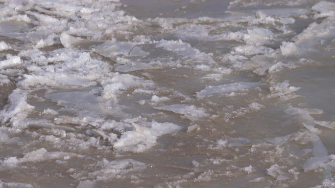 河流 黄河 结冰