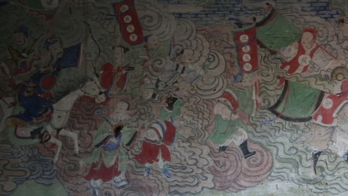 道观寺庙壁画彩绘