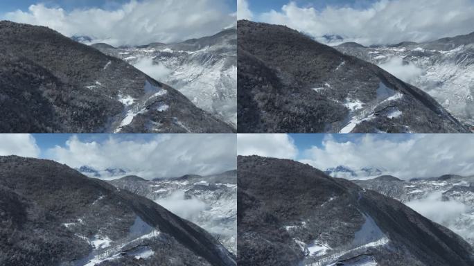 雪后梅里雪山 雾浓顶段