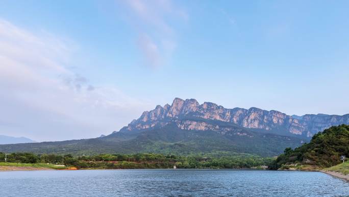 夏季清晨庐山五老峰延时