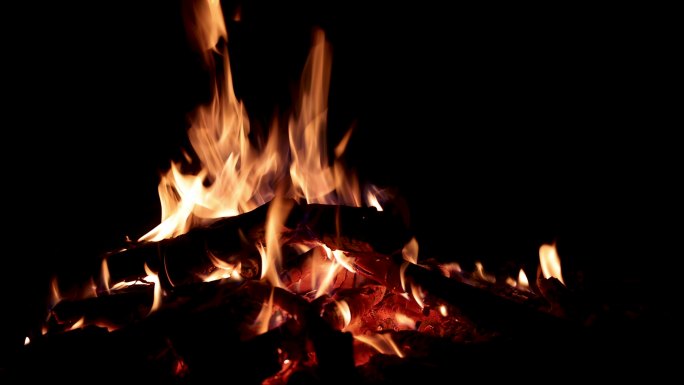 火 火素材 火堆 火焰