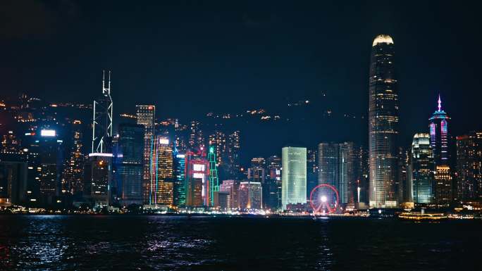 香港维多利亚夜景