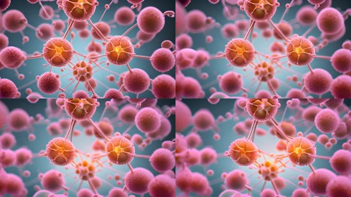 变异细菌微生物微观世界医学癌细胞诡异病毒