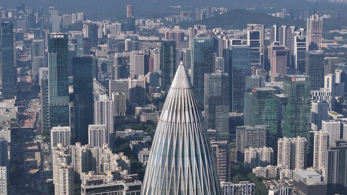 深圳南山区高新技术产业园大景航拍