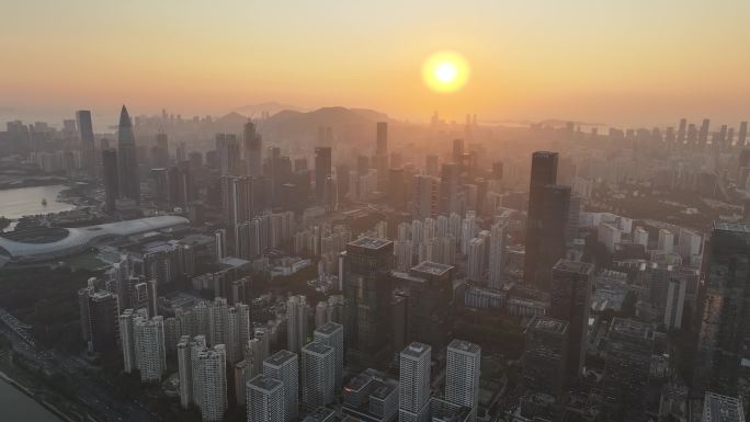 深圳湾大景航拍