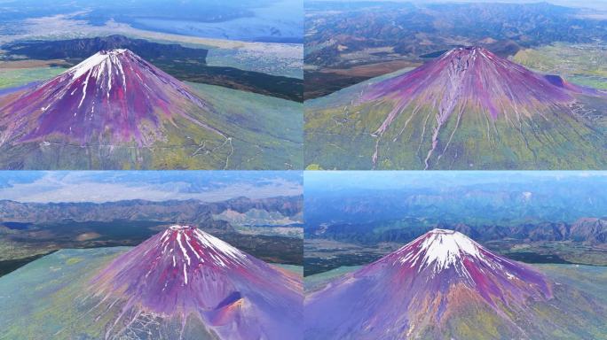 日本 富士山 模型 航拍