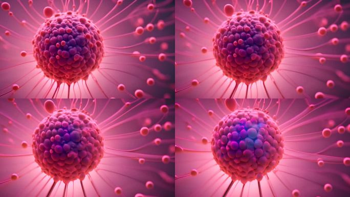 变异细菌微生物微观世界医学癌细胞诡异病毒