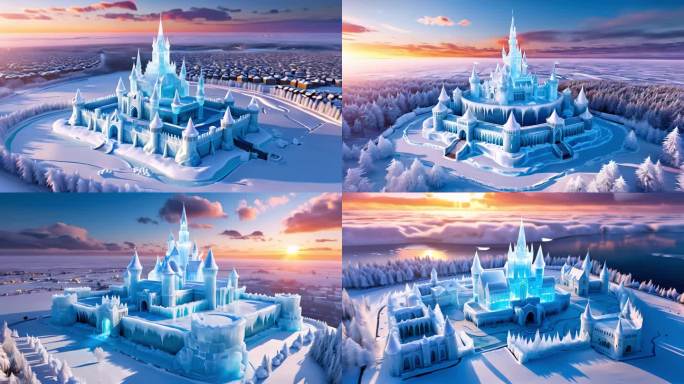 冰雪世界冰雕城堡
