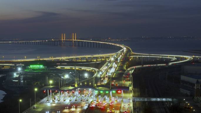 青岛跨海大桥ETC收费站交通高速收费-9