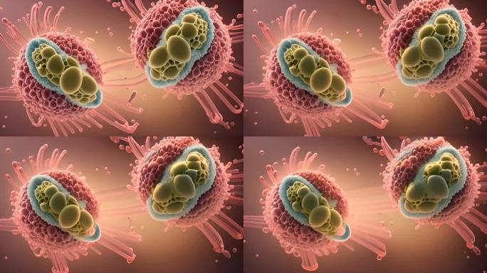 变异细菌微生物微观世界医学癌细胞诡异病毒