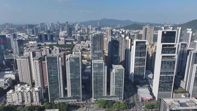 深圳南山区高新技术产业园大景航拍