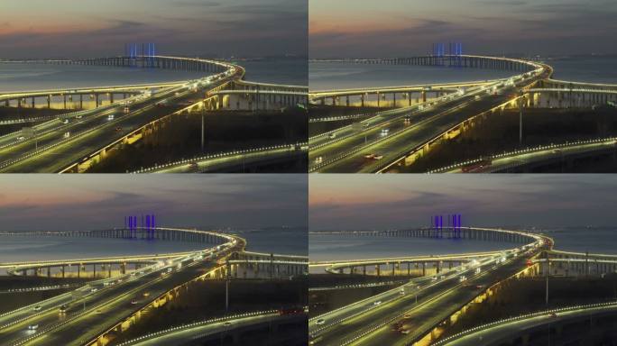 中国最美最长青岛跨海大桥交通-54
