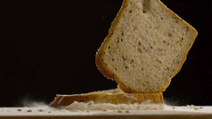 芬腾高速机1000fps之面包掉落