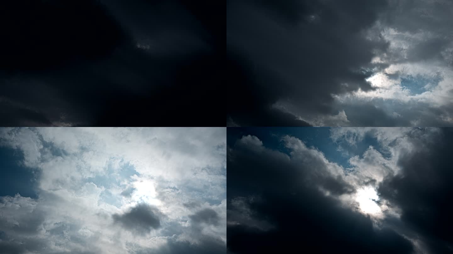 【4K】乌云滚滚、乌云笼罩、乌云