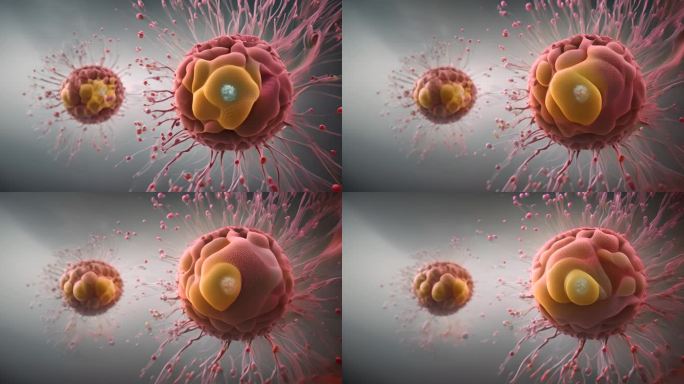 变异细菌微生物微观世界医学癌细胞诡异病毒