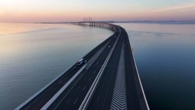 中国最美最长青岛跨海大桥交通-38