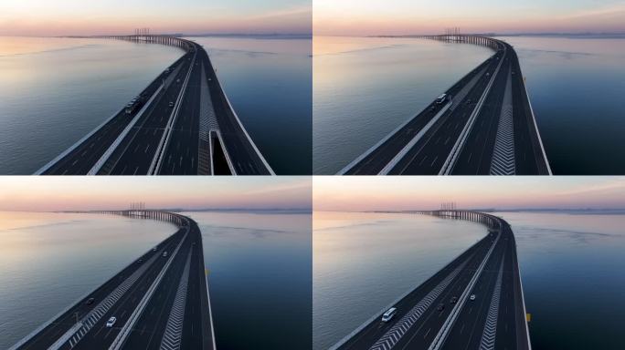 中国最美最长青岛跨海大桥交通-38