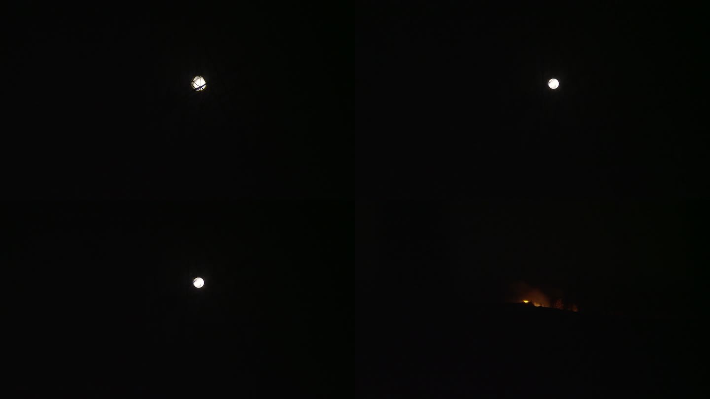 月亮 傍晚