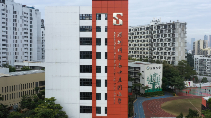 航拍坂田深圳科学高中五园小学